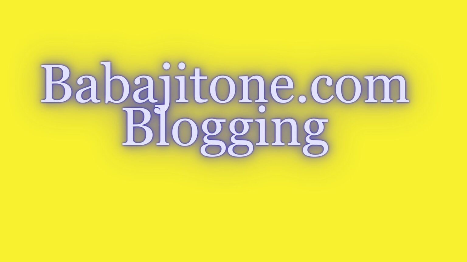 What is babajitone.com blogging?